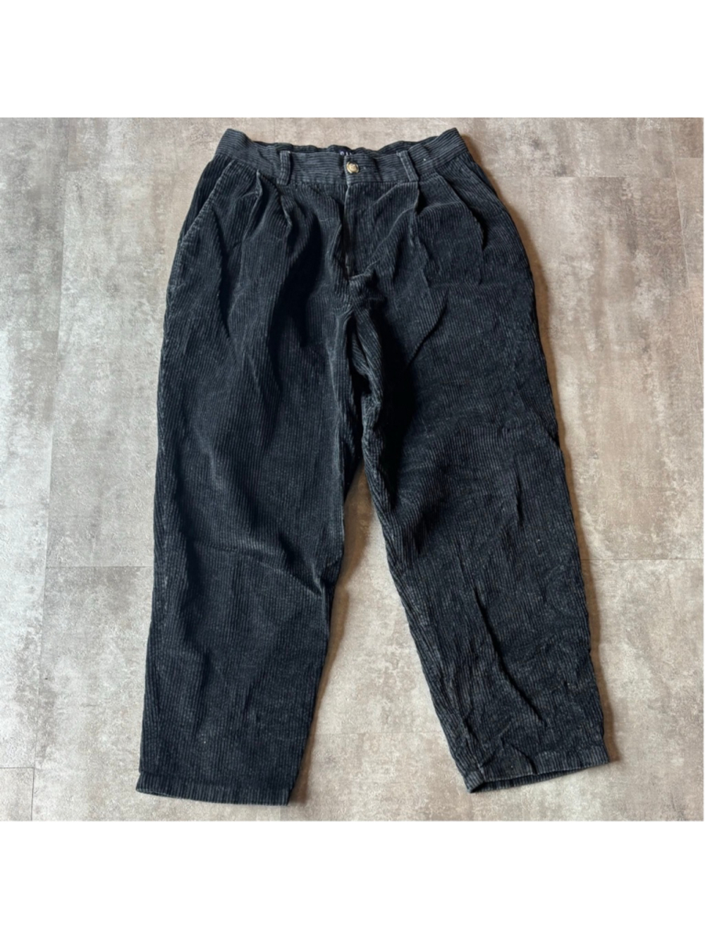 Vintage 90s GAP Corduroy Pants Women’s Size 12 Black